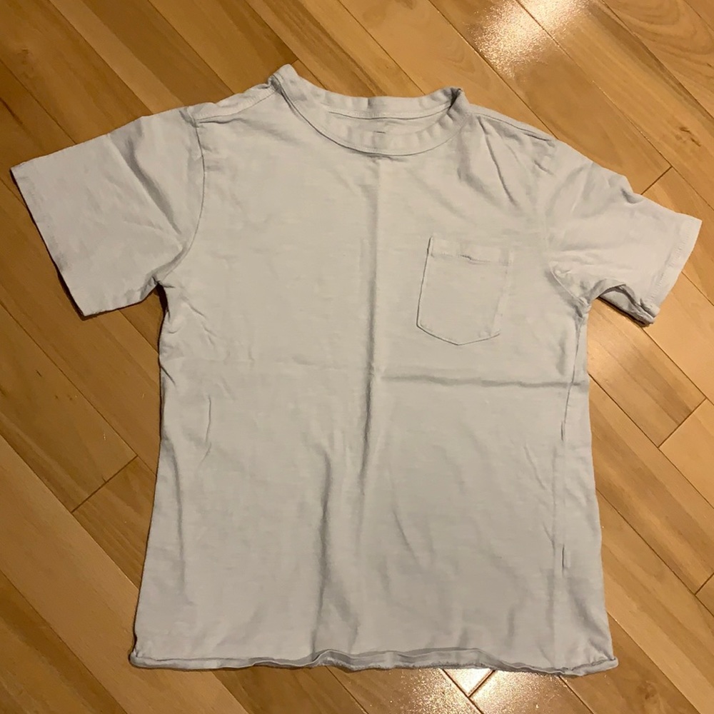 🔥4for$20🔥 Boys White Short Sleeve T-Shirt - size 6/7